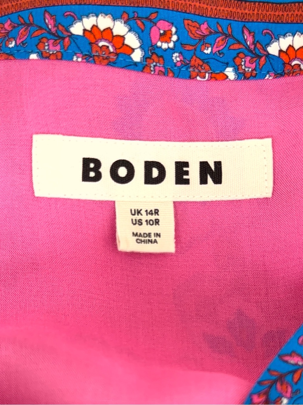 Boden Pink Elsa Midi Tea Dress - Picture 11 of 12